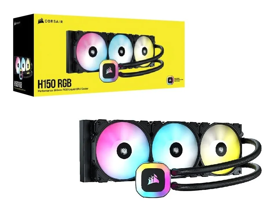 H150 1 REFRIGERACIÓN LIQUIDA CORSAIR H150 360 RGB / X3 FAN / CW-9060054-WW