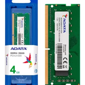 DDR4 4GB 2666MHz ADATA VALUE / PORTATIL / AD4S26664G19-SGN2