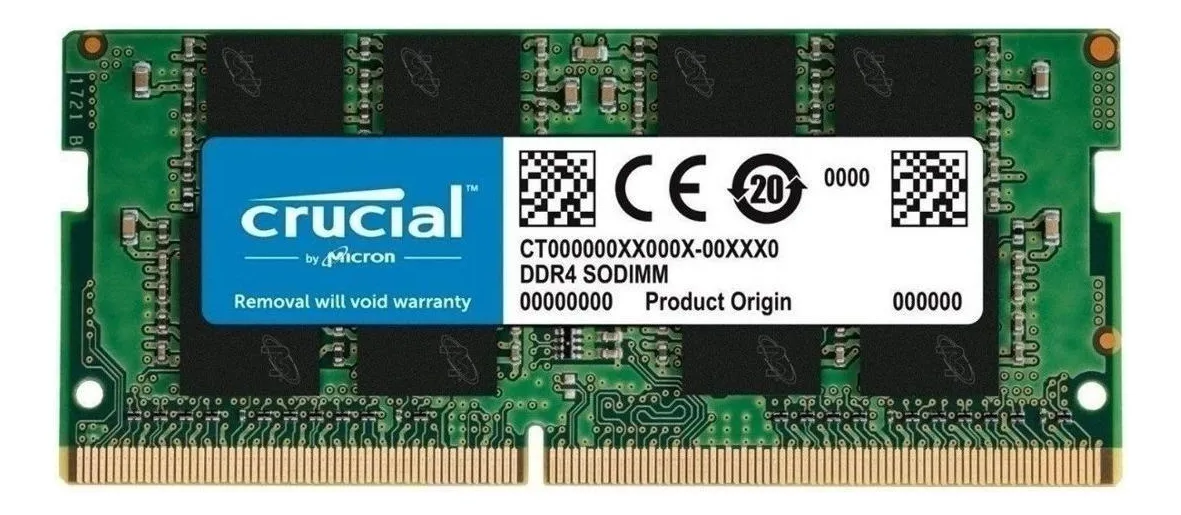 DDR4 8GB 2666MHz CRUCIAL VALUE / PORTATIL / CB8GS2666