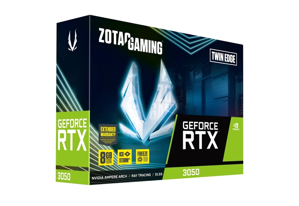 zotac NVIDIA Geforce ZOTAC RTX3050 8GB DDR6 TWIN EDGE / ZT-A30500E-10M - Imagen 3