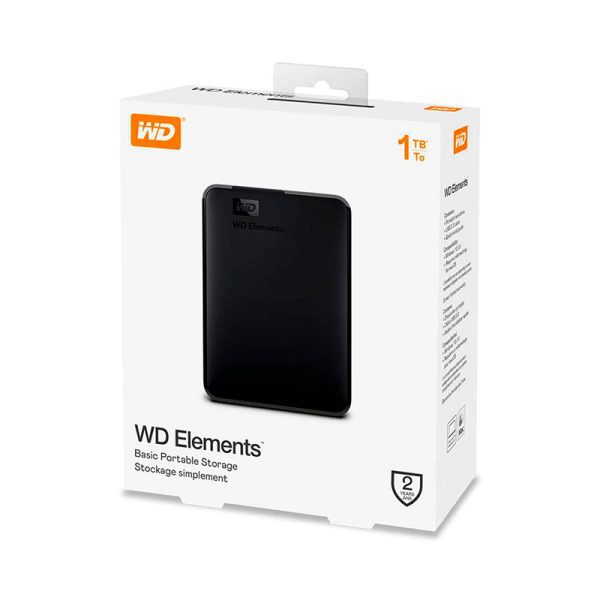 HDD WESTERN DIGITAL ELEMENTS 1TB 2,5" USB 3.0 / WDBUZG0010BBK-WESN