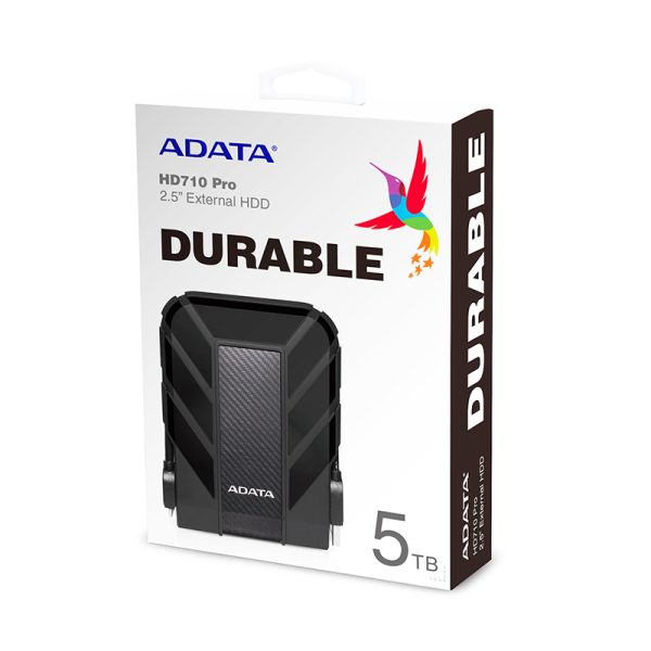 HDD EXTERNO ADATA ANTIGOLPES HD710P 5TB 2,5" / AHD710P-5TU31-CBK