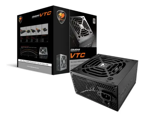 fuente cougar vtc600 600w 80 plus white / 31vc060006p01