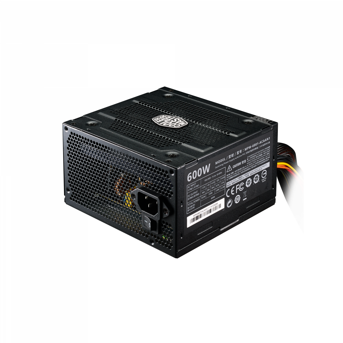 cooler master 2 FUENTE COOLER MASTER ELITE 600W V3 / MPW-6001-ACAAN1