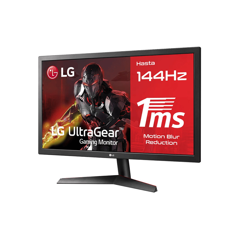 MONITOR LG 24” ULTRAGEAR 24GL600F-B/ DP / 2 X HDMI / AUDIO / PANEL TN / FHD  (1920X1080) / 1 Ms 144 Hz