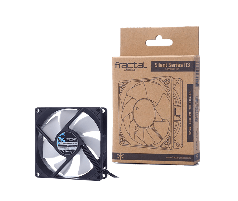 VENTILADOR FRACTAL DESIGN SILENT SERIES R3 92 MM / FD-FAN-SSR3-92-WT