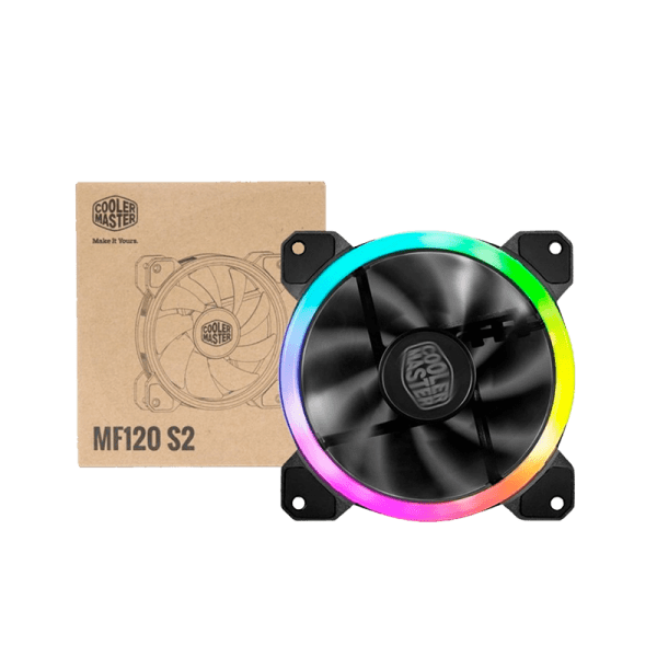 VENTILADOR COOLER MASTER MF120 S2 ARGB MASTERFAN / MFW-B2DN-12NFA-S2