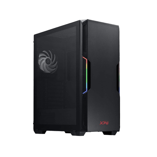 CAJA XPG STARKER 2x120MM / BLACK TG / 600W 80+ BRONCE / STARKERCP-BKCUS - Imagen 2