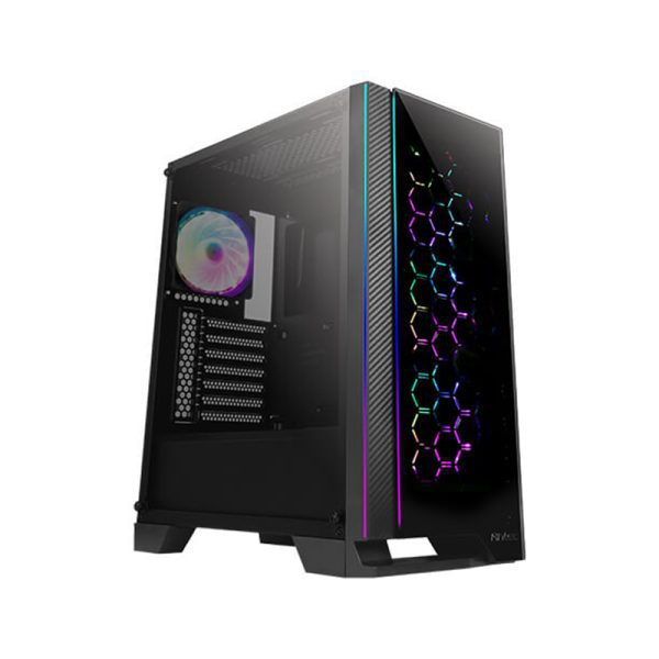 COMBO CAJA ANTEC NX6065 4 FANS ARGB / FUENTE VP650W 80 PLUS WHITE - Imagen 3