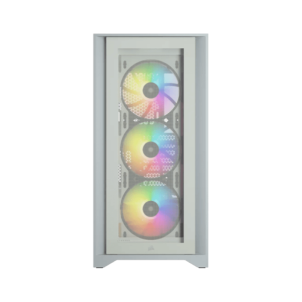 CAJA CORSAIR GAMER ICUE 4000X RGB TG BLANCO / 3 X FAN 120MM / CC-9011205-WW - Imagen 2