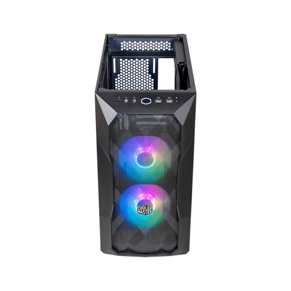 CAJA COOLER MASTER TD300 ‎MESH MINI-TOWER  NEGRO ‎►‎ 120MM‎X‎2‎ARGB /‎ TD300-KGNN-S00 - Imagen 3