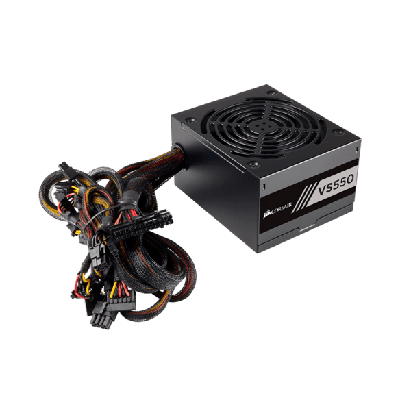 CAJA CORSAIR CARBIDE SPEC 05 ‎BLACK / X1 FAN LED ROJO ‎/ FUENTE VS550 ‎550W 80 PLUS WHITE / CC-9011151-MX - Imagen 3