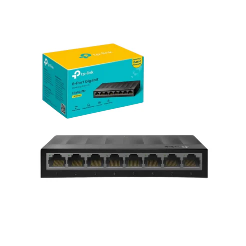 switch tp link 8 puertos gigabit 10/100/1000 mbps rj 45 / ls1008g