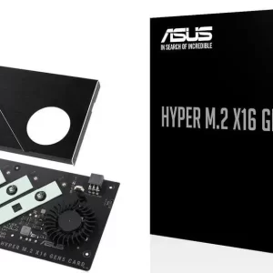 TARJETA ASUS PCIE 5.0/4.0 16X GEN5 PARA M.2 HYPER 512 Gbps / 90MC0CY0M0AYY0