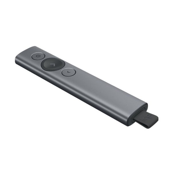 Apuntador Spotlight LOGITECH TV Bluetooth Wireless Receptor USB COLOR Gris - Imagen 3