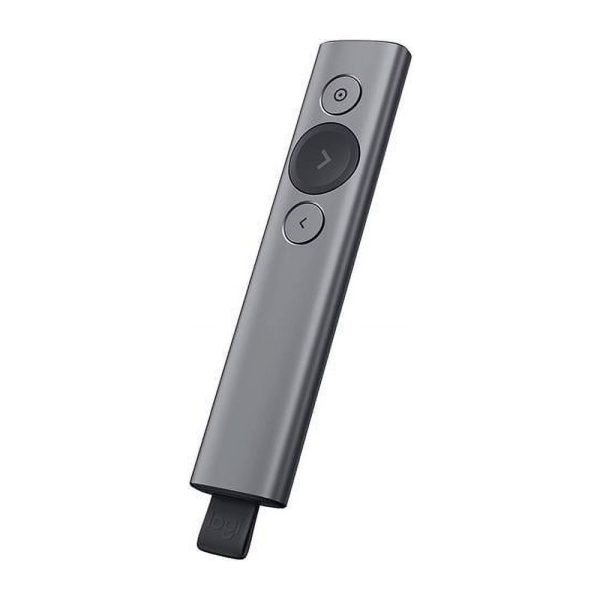 Apuntador Spotlight LOGITECH TV Bluetooth Wireless Receptor USB COLOR Gris - Imagen 4