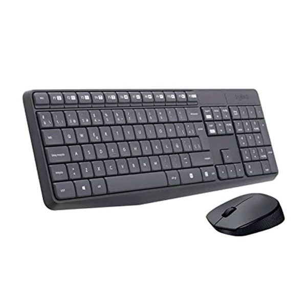 Combo Teclado/Mouse MK235 Logitech Gris - Imagen 3