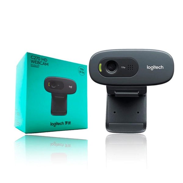 Cámara Web LOGITECH C270 HD 3MP COLOR Negro - Imagen 3