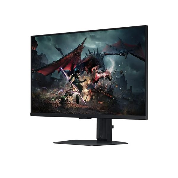 Monitor Samsung PLANO gamer Odyssey 27 Panel  IPS  Pivot - Altura ajustable Color Negro Brillo: 350cd/m2   Relacion de Aspecto 16:9 Cont: 1000:1(Typ)  HDR10 Res: 2560X1140 1 ms  180 HZ Conectividad DP 2.2 HDMI 2.2 Auricular Eye Saver  Mode, Flicker Free, Windows Certification , FreeSync Premium, Screen Size Optimizer, Black Equal - Imagen 5