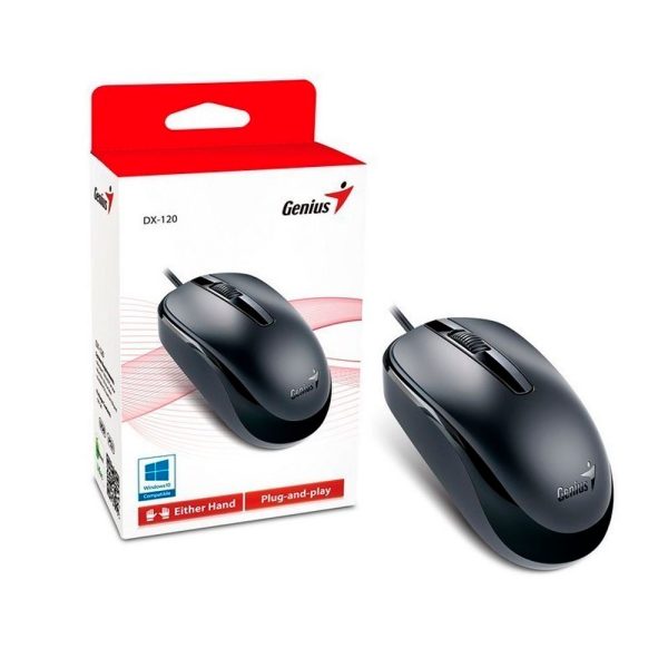 Mouse GENIUS DX-120 USB Alambrico COLOR Negro - Imagen 4
