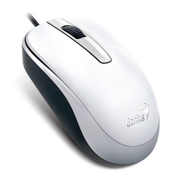 Mouse GENIUS DX-120 USB Alambrico COLOR Blanco - Imagen 3