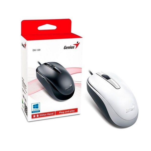 Mouse GENIUS DX-120 USB Alambrico COLOR Blanco - Imagen 4