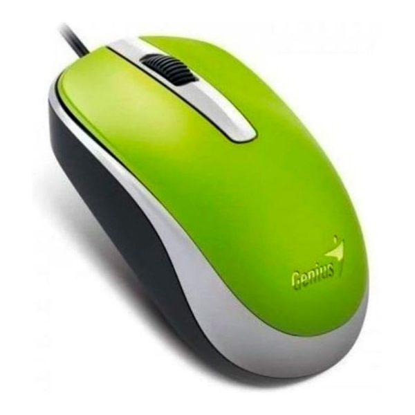 Mouse GENIUS Dx-120 Alámbrico USB Verde - Imagen 3