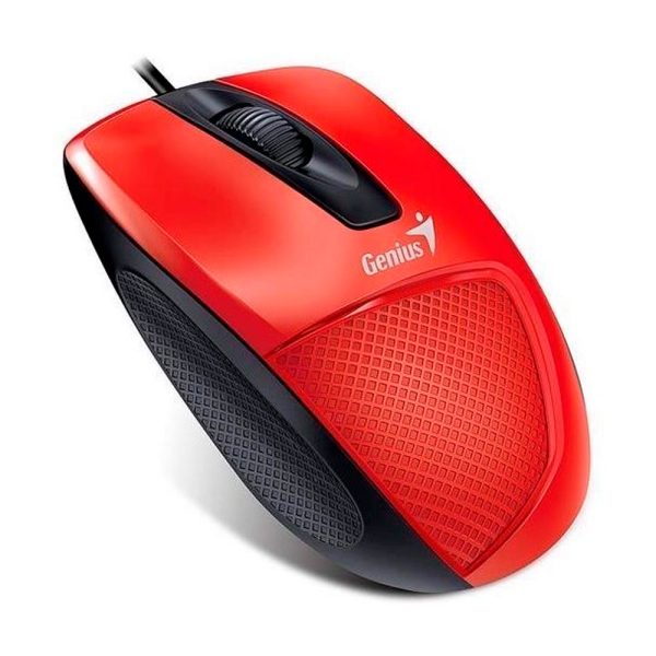 Mouse Alambrico GENIUS Ergonomico DX-150X USB Rojo - Imagen 3