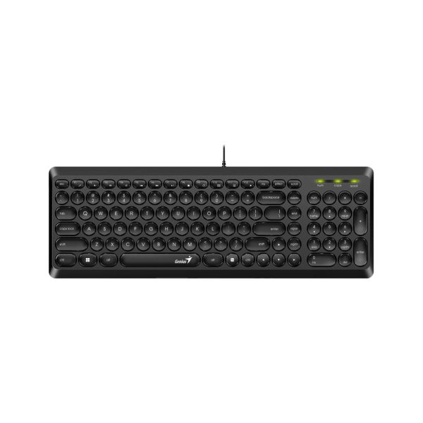 Teclado GENIUS SlimStar Q200 USB Alambrico COLOR Negro - Imagen 3