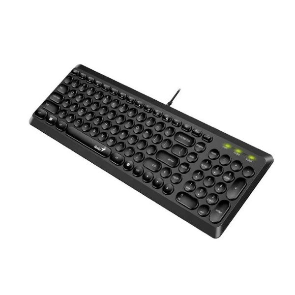 Teclado GENIUS SlimStar Q200 USB Alambrico COLOR Negro - Imagen 4