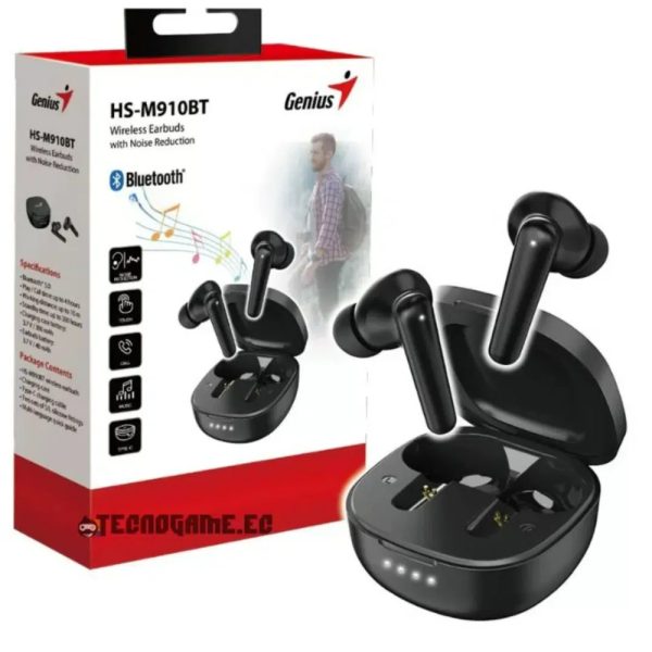 AUDIFONOS BLUETOOTH HS-M905BT BLACK - Imagen 4