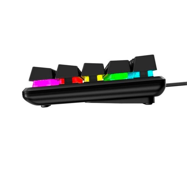 Teclado gamer HyperX inglés US color negro con luz RGB. - Imagen 4