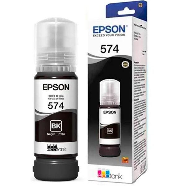 Botella de Tinta EPSON T574120-AL Ecotank L8050 COLOR Negro - Imagen 3