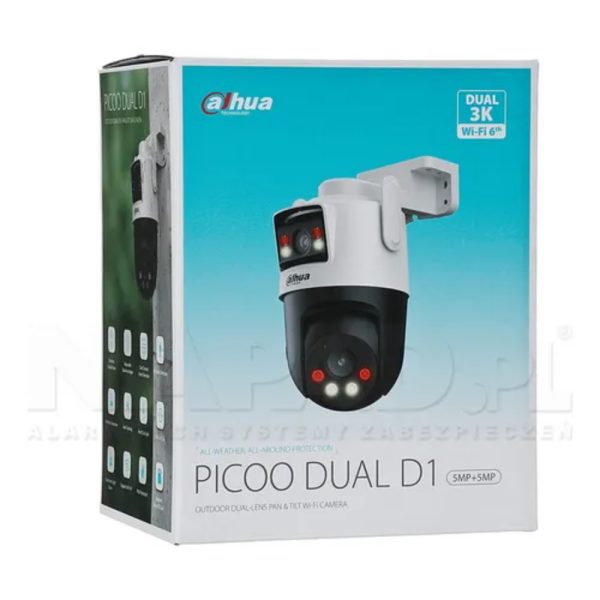 Cámara Dahua Wifi Doble lente / 3MP / PT / IP66, IR y Iluminación hasta 20 y 30 mts, AI Detección Humana y Vehiculos, Patrullas (Preset Patrol) Autoseguimiento Humano y de Vahiculos, Alarma de Sonido y de Luz, Smart Dual Light, Wifi 6, Audio vidireccional, Soporta Micro SD hasta 256GB, Gestion desde la App DMSS (Dahua) - Imagen 4