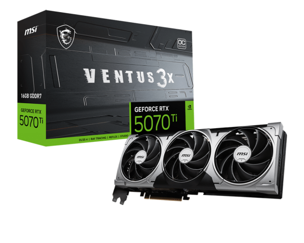 NVIDIA GeForce RTX 5070 Ti 16G GDDR7 VENTUS 3X OC / 912-V531-092