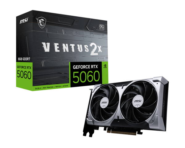 NVIDIA GeForce RTX 5060 8G GDDR7 VENTUS 2X OC / 912-V537-017
