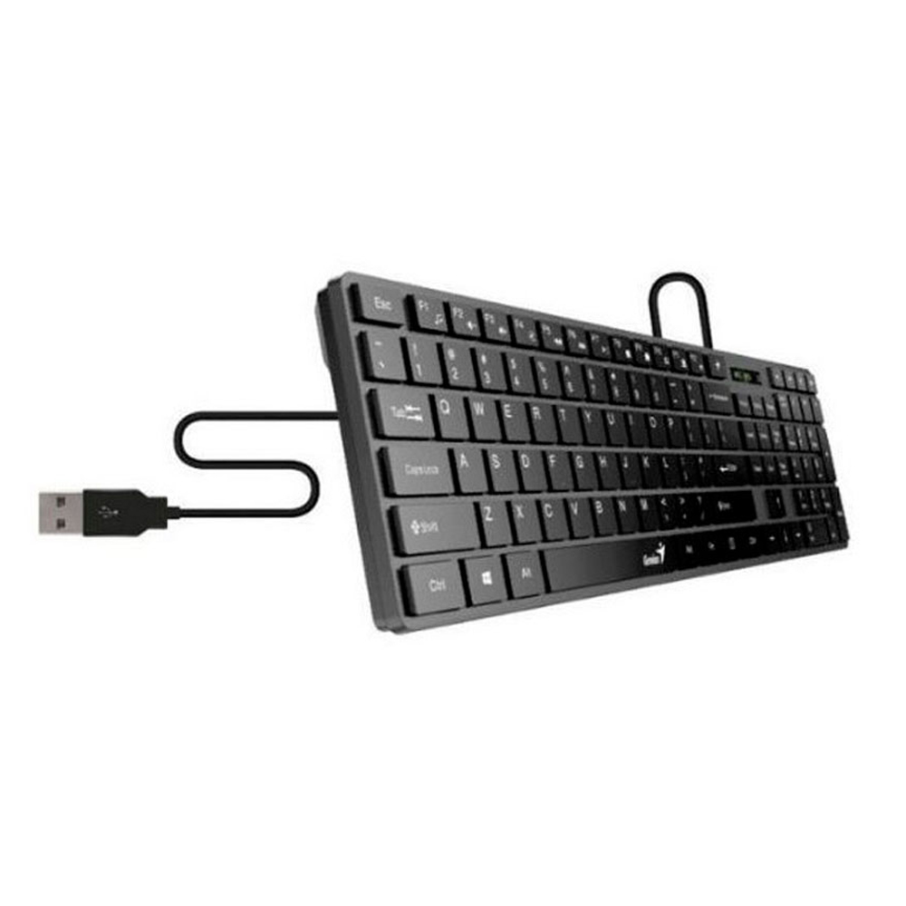 Teclado GENIUS Slimstar 126 QWERTY Numérico COLOR Negro - Imagen 3