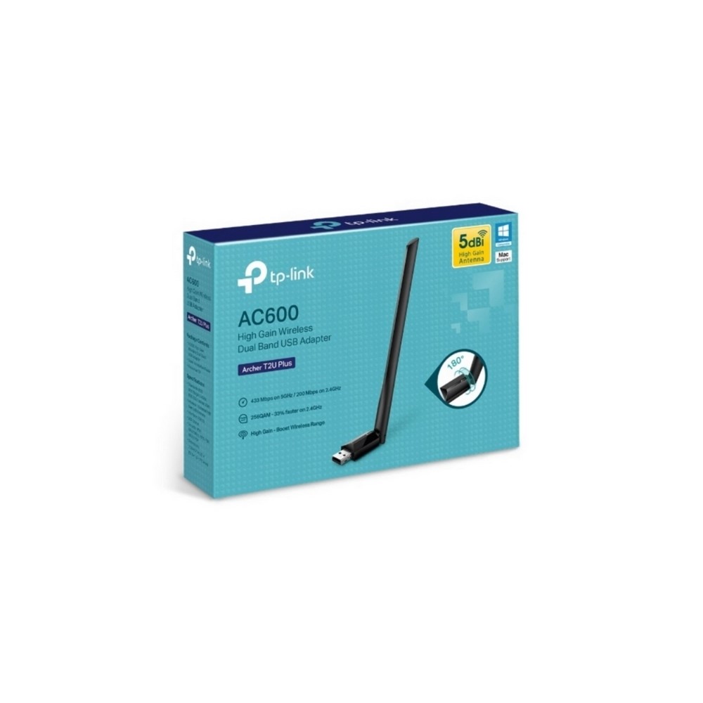 Adaptador USB Inalámbrico de Alta Ganancia Doble Banda AC600 - Imagen 4