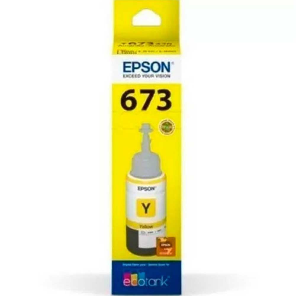 Botella de Tinta EPSON T673420 AL L800/L805 COLOR Amarillo - Imagen 2