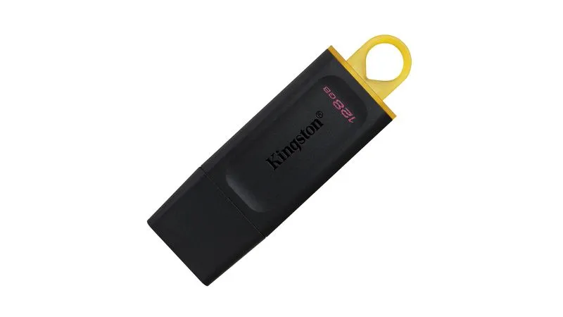 Memoria USB KINGSTON 128GB 3.2 Gen1 DataTraveler Exodia COLOR Negro + Amarillo - Imagen 4