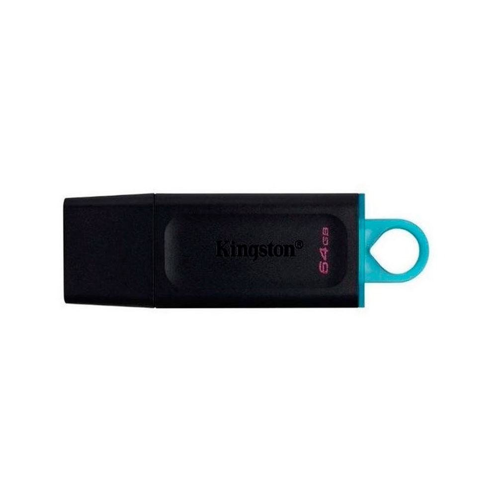 Memoria USB KINGSTON 64GB 3.2 Gen 1 DataTraveler Exodia COLOR Negro O Verde Azulado - Imagen 3