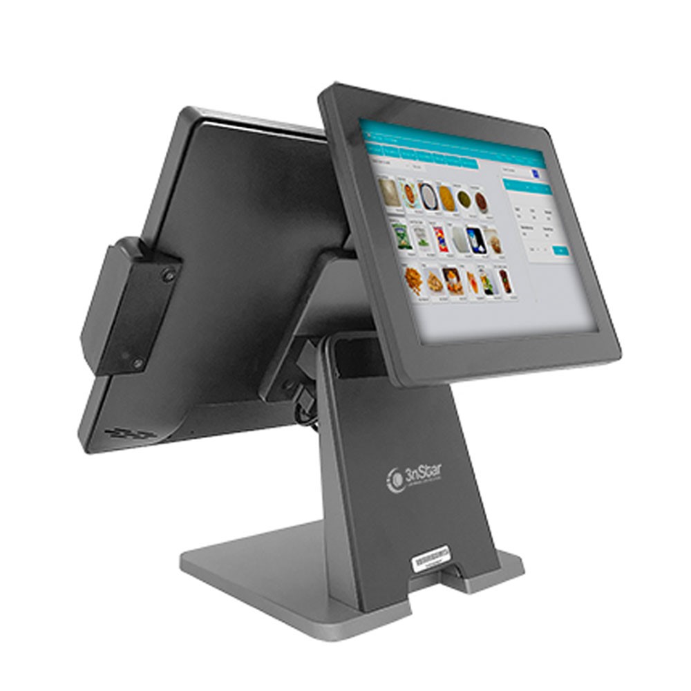 Sistema POS 3NSTAR All In One J6412 Multitoque COLOR Negro - Imagen 2