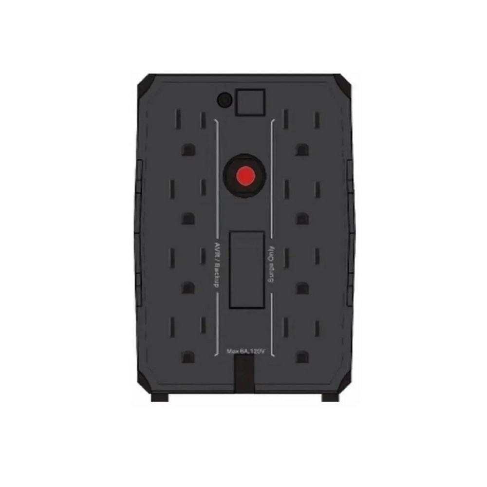 Ups CDP Interactiva 500VA/250W 8 Tomas COLOR Negro - Imagen 2