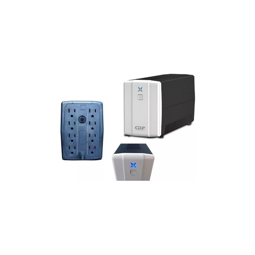 Ups CDP Interactiva 500VA/250W 8 Tomas COLOR Negro - Imagen 3