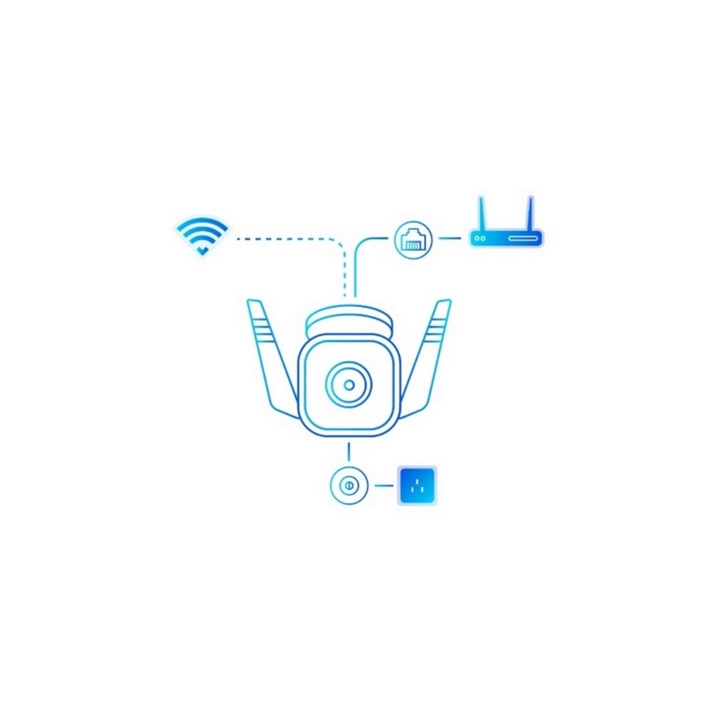 Cámara TPLINK Wifi de Seguridad Para Exteriores COLOR Blanco - Imagen 3