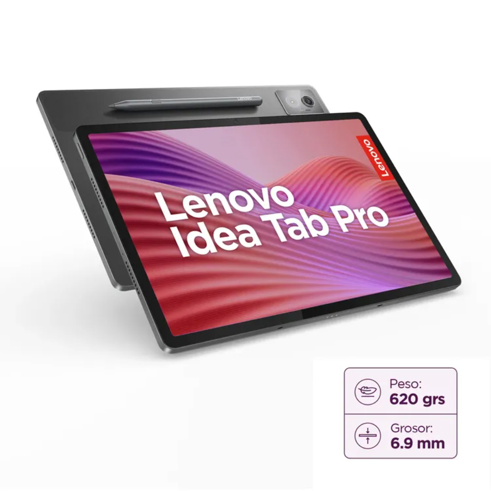Tablet Lenovo IDEA TAB PRO TB373FU Pantalla 12,7 Pulgadas 3K Conectividad Solo Wifi Memoria 8GB + Almacenamiento 256GB Color Gris Incluye Estuche y Lapiz - Imagen 3