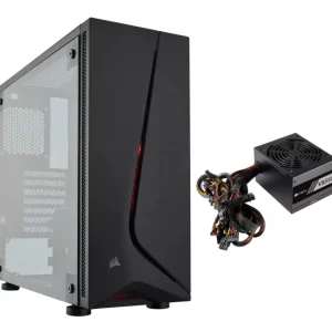 CAJA CORSAIR CARBIDE SPEC 05 ‎BLACK / X1 FAN LED ROJO ‎/ FUENTE VS550 ‎550W 80 PLUS WHITE / CC-9011151-MX