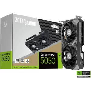 tarjeta de video nvidia geforce zotac rtx 5050 twin edge oc 8gb gddr6 – gaming y creatividad en alta velocidad