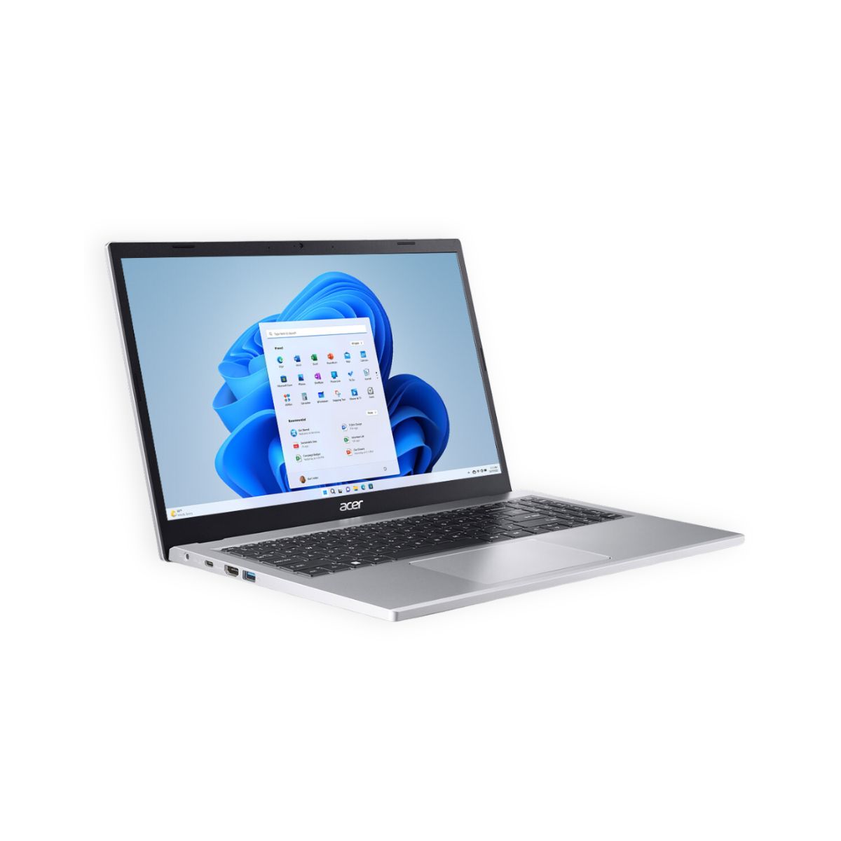 portátil acer a315 59 i3 12th 8gb 512gb 15” fhd