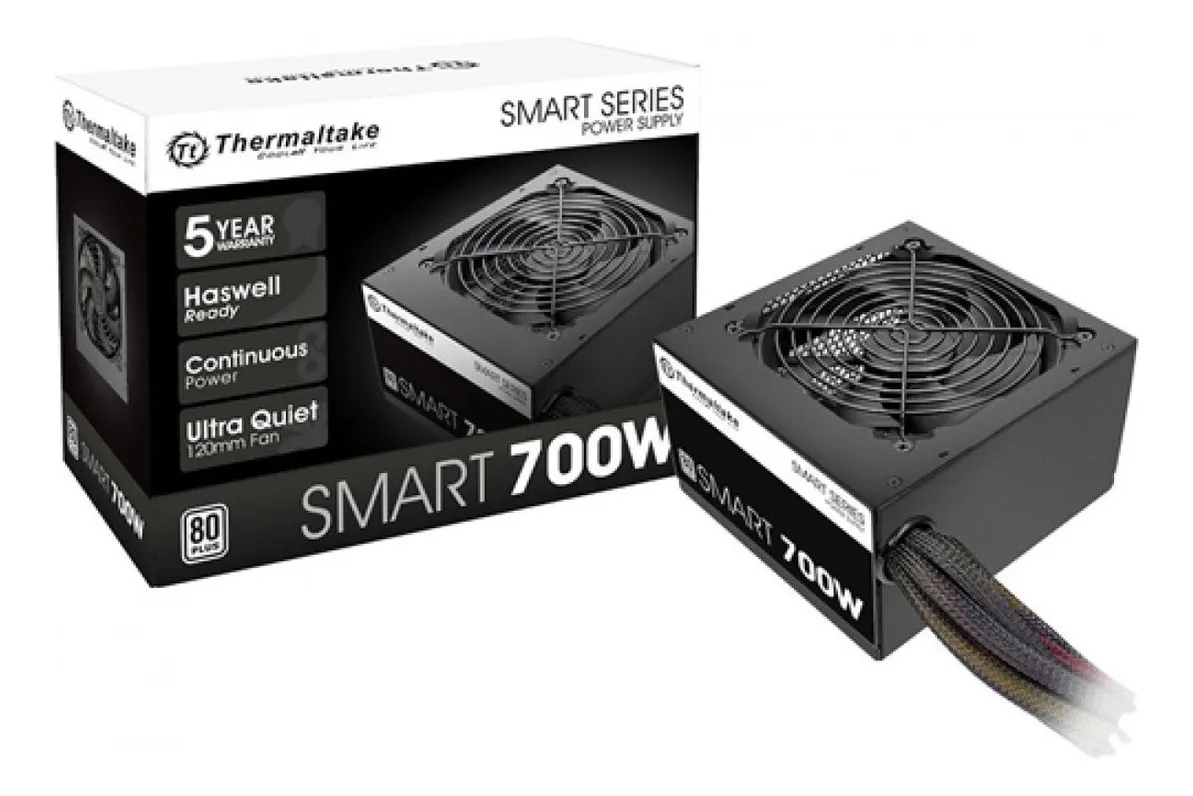 fuente thermaltake 700w 80+ smart ps spd0700npcwus w fuente thermaltake 700w 80+ smart ps spd0700npcwus w